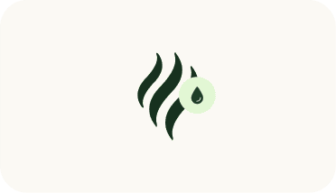 Symbolische Darstellung von Terpenen der Cannabispflanze